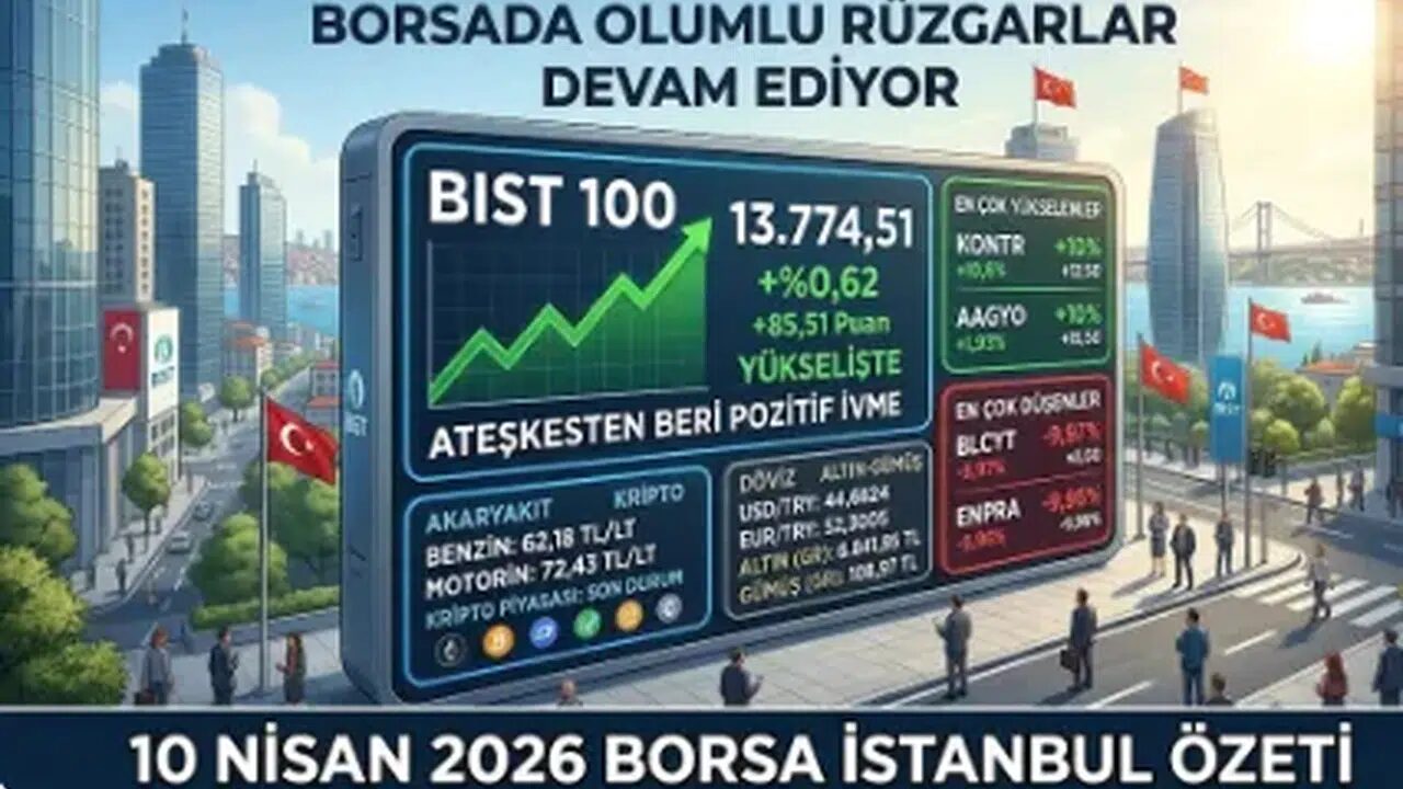BIST 100 Endeksi 10 Nisan 2026: Güncel Değer, Yükseliş Tahmini ve Döviz Kurları